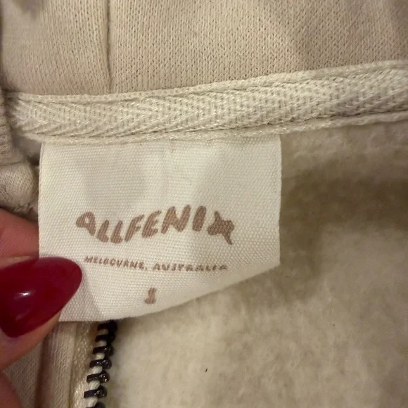 AllFenix Cream Cropped Hoodie - Picture 6 of 6